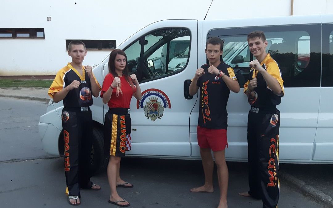 Lukas Jurašić, Valentino Žunac, Matko Živčić i Dominik Perošić uvršteni u sastav Hrvatske kickboxing reprezentacije za EP u Makedoniji